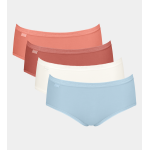 Sloggi Basic+ Midi Slips Femme – Pack de 4 - V022