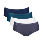 Sloggi slip Basic+ Midi femmes 3+1 gratuit - PW01
