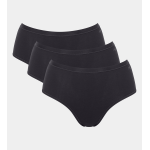 Sloggi GO Daily Cotton femmes Midi 3-Pack Noir