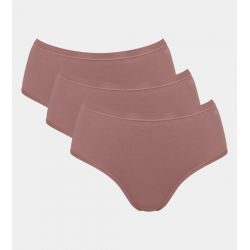Sloggi GO Daily Cotton femmes Midi 3-Pack Cacao Sloggi GO Daily Cotton femmes Midi 3-Pack Cacao