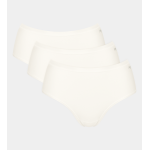 Sloggi GO Daily Cotton femmes Midi 3-Pack Silk White