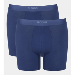 Sloggi Ever Ease boxers homme 2-pack Blue Offre d'automne - 25 % de réduction pour une durée limitée !