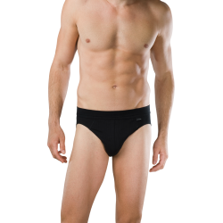 Schiesser slip Rio noir par lot de deux - Authentic
