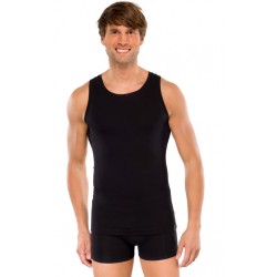 Schiesser - Maillot de corps -  long life cotton - Noir Schiesser - Maillot de corps -  long life cotton - Noir