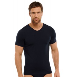 Schiesser maillot de corps - manches courtes - long life soft - 155630