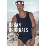 Schiesser maillot de corp - Urban Originals - 159921 - bleu foncé