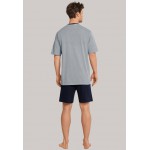 Schiesser pyjama pour hommes - pantalon court  - 163639 