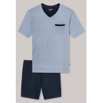 Schiesser pyjama pour hommes - pantalon court  - 163639 