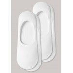 Schiesser lot de 2 paires de socquettes blanches pour homme - Long Life Cool