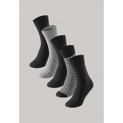 Schiesser Lot de 5 chaussettes pour homme " Stay Fresh " noir-gris-Bleubird Schiesser Lot de 5 chaussettes pour homme " Stay Fresh " noir-gris-Bleubird