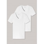Schiesser T-shirt col V lot de 2 Shirt 95/5 H