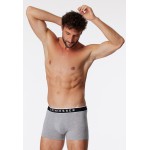 Schiesser boxer lot de 3 95/5 gris chiné 
