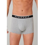 Schiesser boxer lot de 3 95/5 gris chiné 