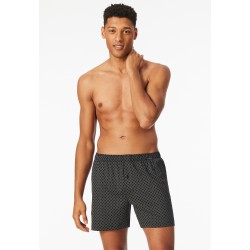 Schiesser lot de 2 boxers en jersey imprimé uni 911