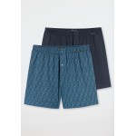 Schiesser lot de 2 boxers en jersey imprimé uni 920