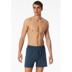 Schiesser lot de 2 boxers en jersey imprimé uni 920