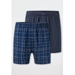 Schiesser lot de 2 boxers en jersey imprimé uni 922