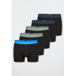 Schiesser lot de 5 shorts Cotton bleu foncé 908