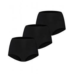 Ten Cate slip lot de 3 secrets high waist brief noir femmes
