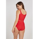 Ten Cate slip lot de 3 secrets high waist brief rouge femmes