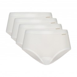 Ten Cate slip basic cotton midi - 4-Pack- blanc femmes