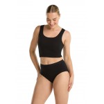 Ten Cate slip basic cotton midi - 4-Pack- noir femmes Ten Cate slip basic cotton midi - 4-Pack- noir femmes