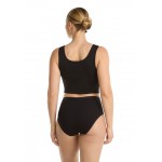 Ten Cate slip basic cotton midi - 4-Pack- noir femmes Ten Cate slip basic cotton midi - 4-Pack- noir femmes