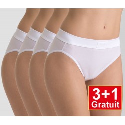 Sloggi slip  Double Comfort Tai femmes (3+1 gratuit) - Blanc - votre avantage de prix : 14,99 € Sloggi slip  Double Comfort Tai femmes (3+1 gratuit) - Blanc - votre avantage de prix : 14,99 €