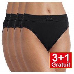 Sloggi slip Double Comfort Tai femmes (3+1 gratuit) - Noir - votre avantage de prix : 14,99 € Sloggi slip Double Comfort Tai femmes (3+1 gratuit) - Noir - votre avantage de prix : 14,99 €