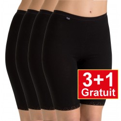 Sloggi shorty Basic+ Long  noir (3+1 gratuit) - votre avantage de prix : 18,99 €
