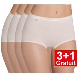 Sloggi slip Basic+ Maxi Cotton - 4-pack (3+1 gratuit) - lot de 4 slips - ivoire - votre avantage de prix : 14,99 € Sloggi slip Basic+ Maxi Cotton - 4-pack (3+1 gratuit) - lot de 4 slips - ivoire - votre avantage de prix : 14,99 €