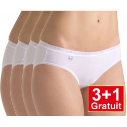 Sloggi Basic Mini 4-pack (3+1 gratuit) - lot de 4 slips - Vous économisez : 14,99 €