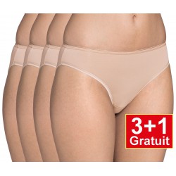 Sloggi Feel Sensational Tai - 4-pack (3+1 gratuit) - lot de 4 slips - Peau - votre avantage de prix : 17,99 € Sloggi Feel Sensational Tai - 4-pack (3+1 gratuit) - lot de 4 slips - Peau - votre avantage de prix : 17,99 €