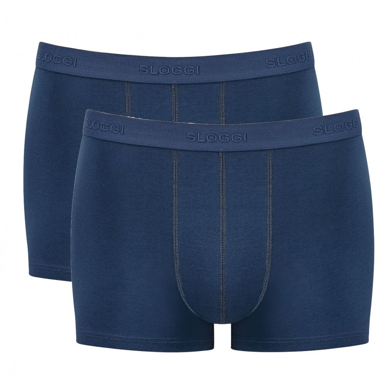 Download Sloggi men 24/7 boxer- 2-pack (lot de 2 boxers) -Blue