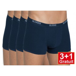 Sloggi boxer Basic Short H - (3+1 gratuit) lot de 4 - bleu foncé - Vous économisez : 16,99 € Sloggi boxer Basic Short H - (3+1 gratuit) lot de 4 - bleu foncé - Vous économisez : 16,99 €