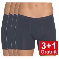 Sloggi EverNew Boxer H - lot de 4 boxers (3+1 gratuit) - gris