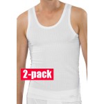 Schiesser débardeur lot de 2 Authentic Shirt-blanc